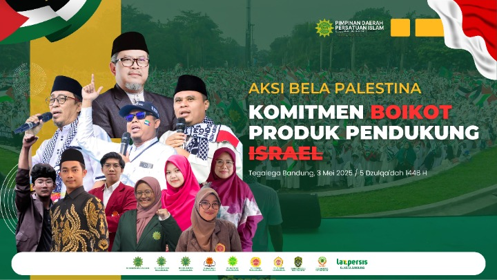 Aksi Bela Palestina, Persatuan Islam Kabupaten Lombok Utara Mengajak Turun Aksi
